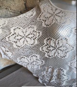 Nuna Lie Blusa Boho Beige Taglia Unica