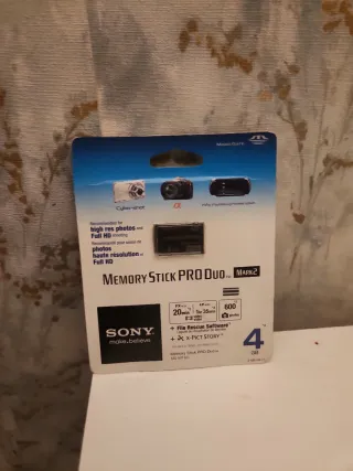 Tarjeta Memoria Sony 4GB Memory Stick PRO Duo