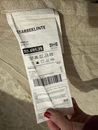 Alfombra STARREKLINTE IKEA 155x220cm