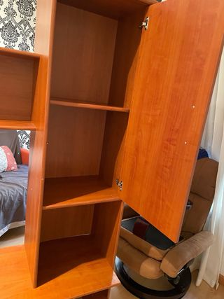 Librería modular madera