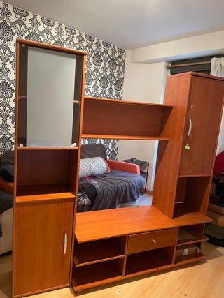 Librería modular madera