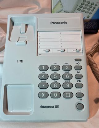 Teléfono Fijo Panasonic Gris