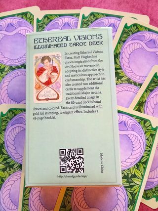 Ethereal Visions Tarot, estética Art Nouveau