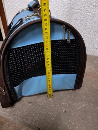 Transportín para mascotas BPS azul y marrón