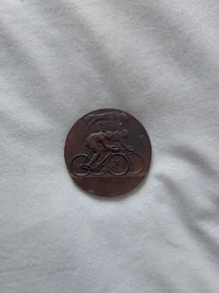 Medalla ciclista Eugene Christophe