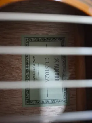 Guitarra Yamaha Clásica Alb 3/4 Cadete Brillante