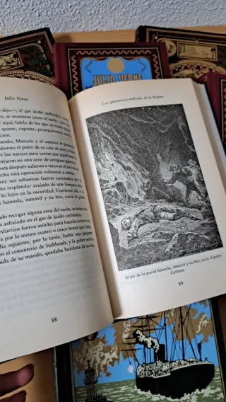 Colección libros antiguos Julio Verne