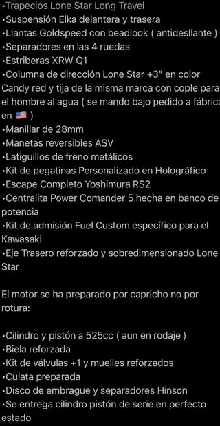 Quad Kawasaki KFX 450