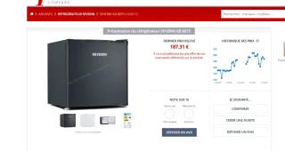 Nevera SEVERIN KB 8875, Minibar 46L Negro