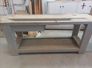 Banco de trabajo de madera