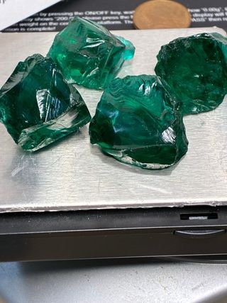 4 Amatistas Brutas 184 Ct Certificadas