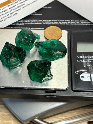 4 Amatistas Brutas 184 Ct Certificadas