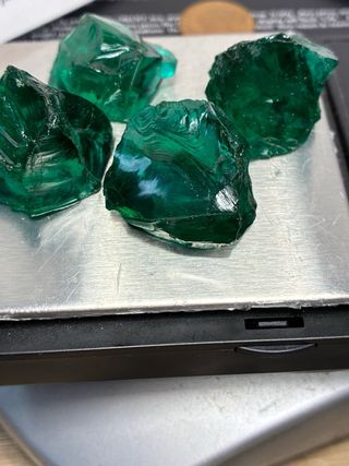 4 Amatistas Brutas 184 Ct Certificadas