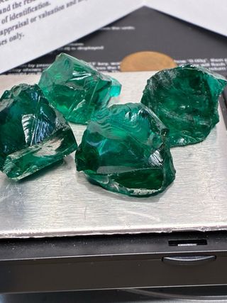 4 Amatistas Brutas 184 Ct Certificadas