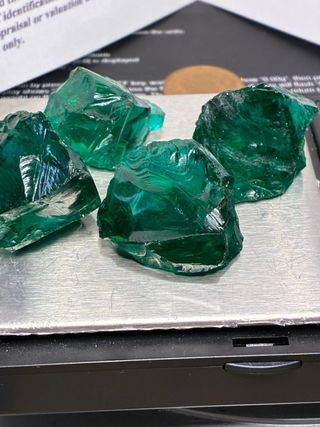 4 Amatistas Brutas 184 Ct Certificadas