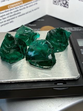 4 Amatistas Brutas 184 Ct Certificadas