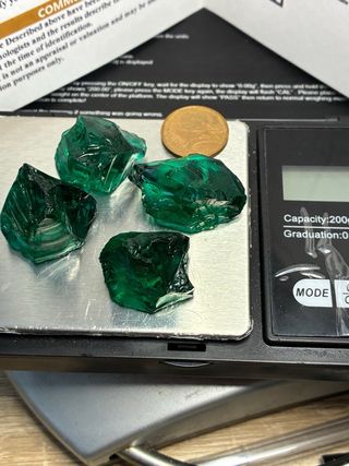 4 Amatistas Brutas 184 Ct Certificadas