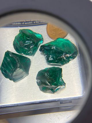 4 Amatistas Brutas 184 Ct Certificadas