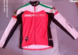 Chaqueta Ciclismo Santini Ducati Corse Tall L Niño