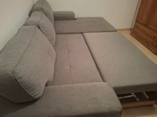 Sofá Cama Chelsong Gris Tela