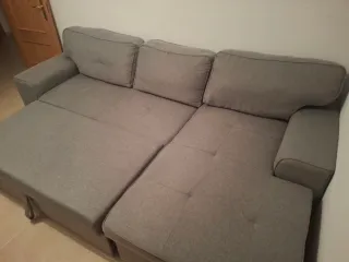 Sofá Cama Chelsong Gris Tela