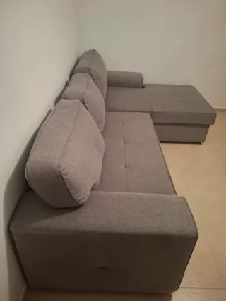 Sofá Cama Chelsong Gris Tela