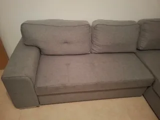 Sofá Cama Chelsong Gris Tela