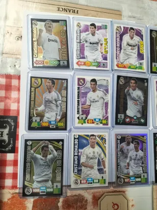 Lote 16 Cromos Cristiano Ronaldo Adrenalyn