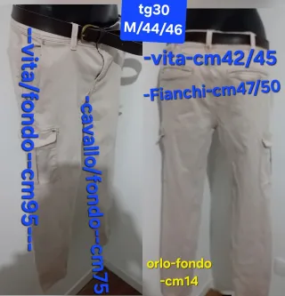 Pantaloni Gaudi Skinny Beige Tg 38/M