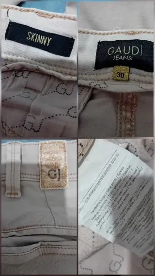 Pantaloni Gaudi Skinny Beige Tg 38/M