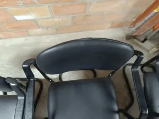 Juego de 4 Sillas Negras