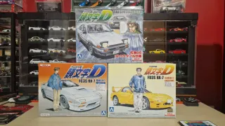 Lote 3 Maquetas Aoshima Initial D
