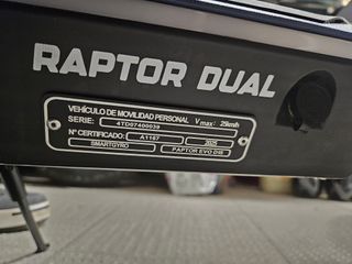 Smartgyro Raptor Dual Evo Patinete Eléctrico