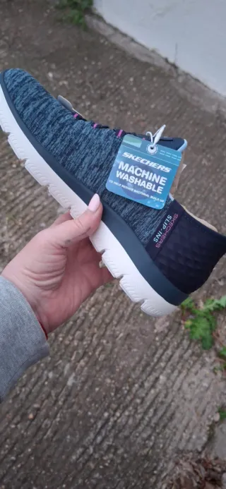 Zapatillas Skechers Mujer Azul Multicolor