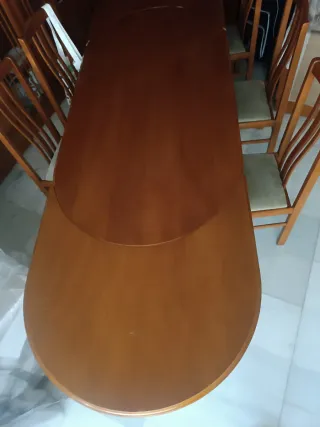 Mesa Comedor Madera Extensible 180x90. Hasta 280