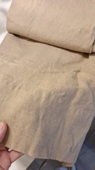 Cortina Zara Home Lino Beige tostado 135x270cm