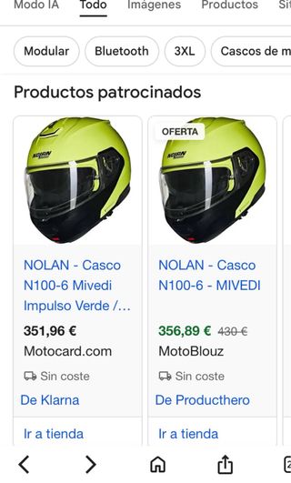 Casco motocicleta Nolan