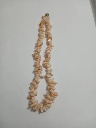 Collana corallo e chiusura argento 925