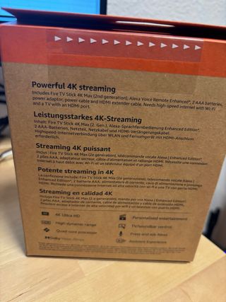 Fire TV Stick 4K MAX 16GB Wi-Fi 6E Nuevo