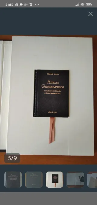 ATLAS GEOGRAPHICO DE ESPAÑA E ISLAS. Tomás López.