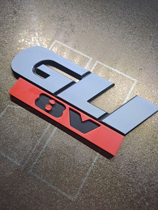 Emblema parrilla VW GLI 8V