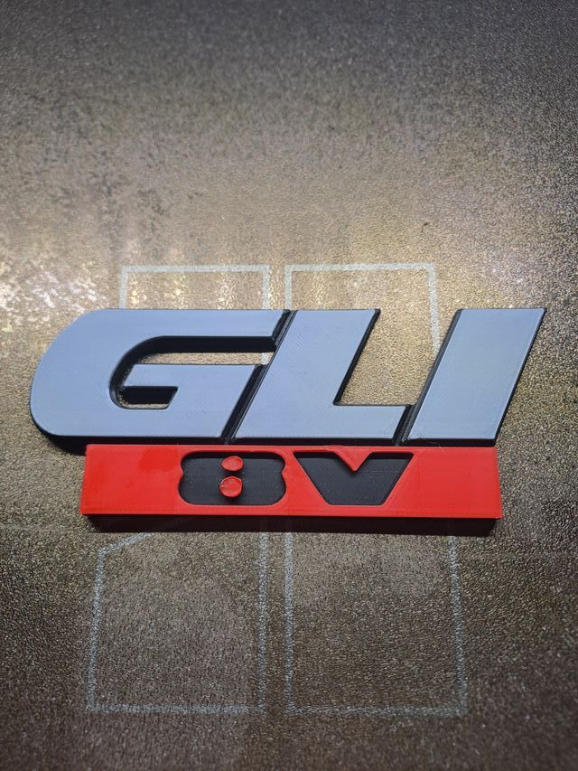 Emblema parrilla VW GLI 8V