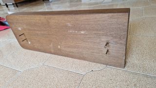 Mensola in legno massello tornito