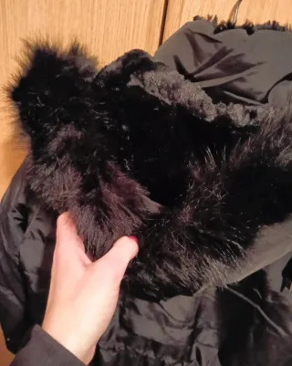 Parka donna nero taglia S