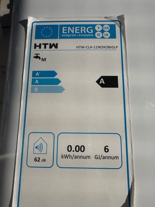 Calentador de gas HTW Blanco