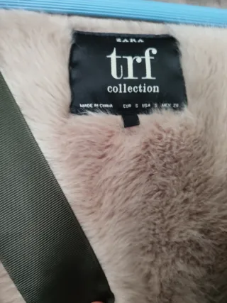 Parka Zara verde Talla S