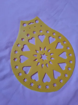 Stencil sagoma cuore e stelle