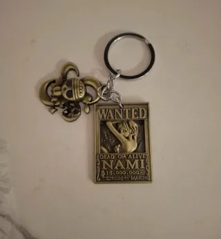 Llaveros Metal One Piece Wanted