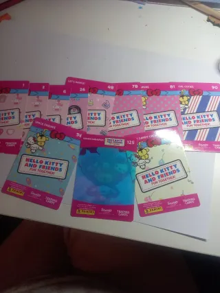 Cromos Hello Kitty y Amigos