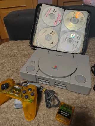 Consola Sony PlayStation 1 PS1 Gris